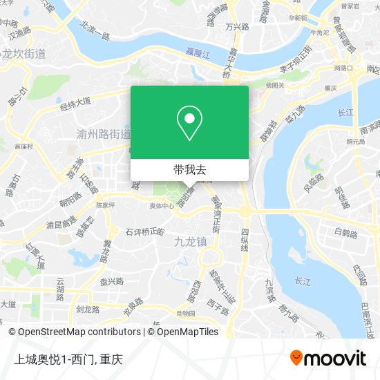 上城奥悦1-西门地图