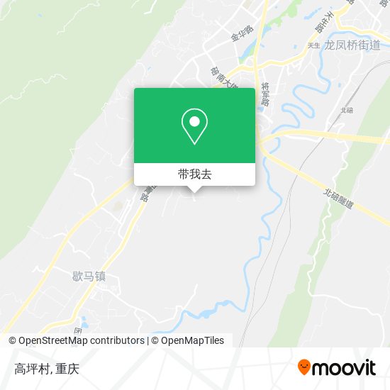 高坪村地图