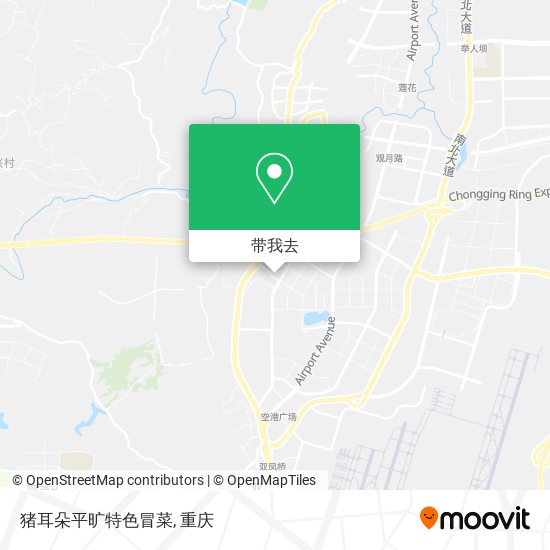 猪耳朵平旷特色冒菜地图