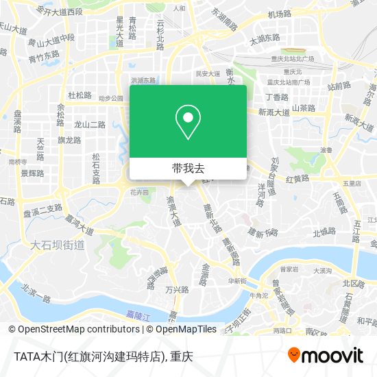 TATA木门(红旗河沟建玛特店)地图