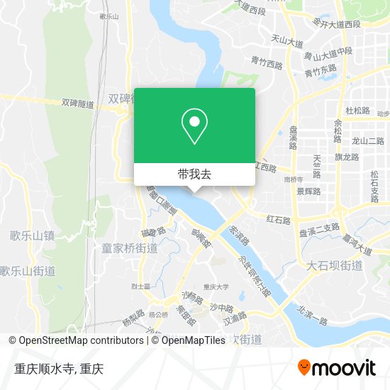 重庆顺水寺地图