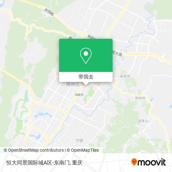 恒大同景国际城A区-东南门地图