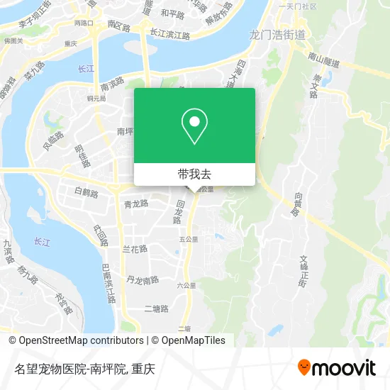 名望宠物医院-南坪院地图