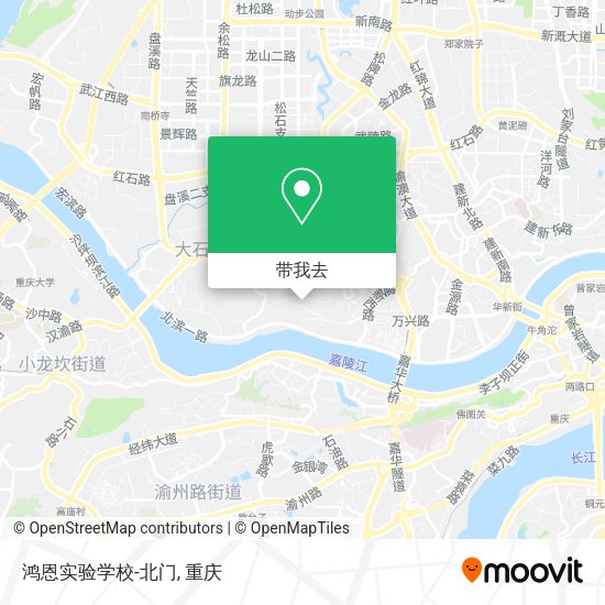 鸿恩实验学校-北门地图
