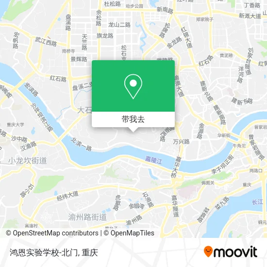 鸿恩实验学校-北门地图