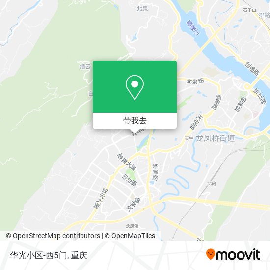华光小区-西5门地图