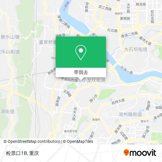 检票口1B地图