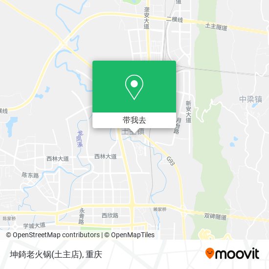 坤錡老火锅(土主店)地图
