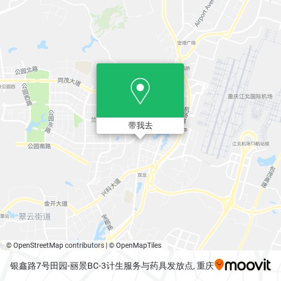 银鑫路7号田园-丽景BC-3计生服务与药具发放点地图