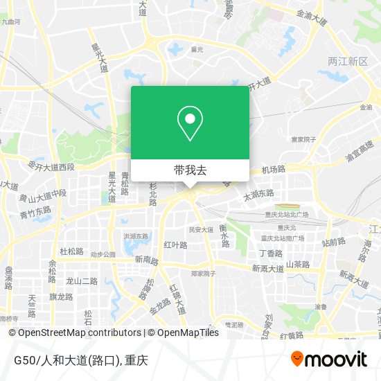 G50/人和大道(路口)地图