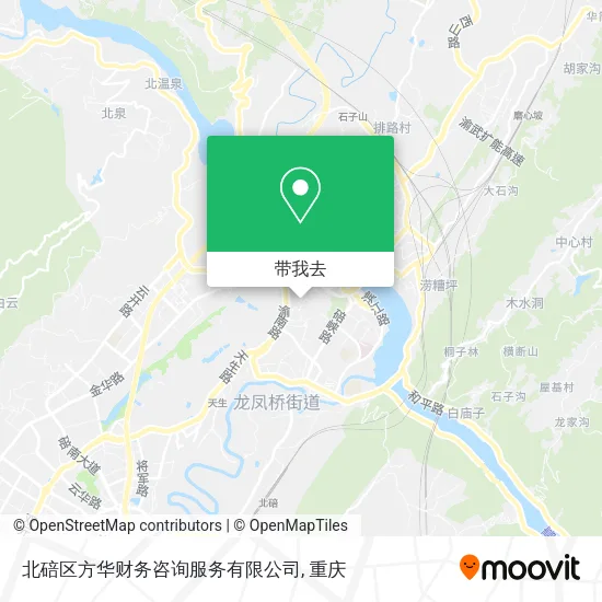 北碚区方华财务咨询服务有限公司地图