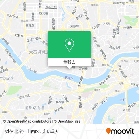 财信北岸江山西区北门地图