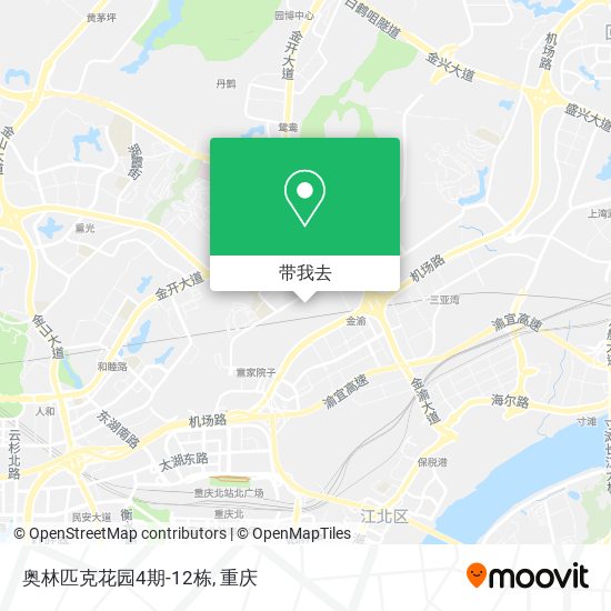 奥林匹克花园4期-12栋地图