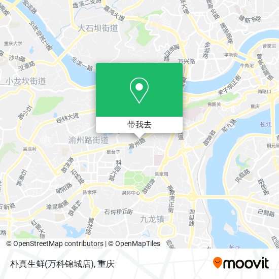 朴真生鲜(万科锦城店)地图