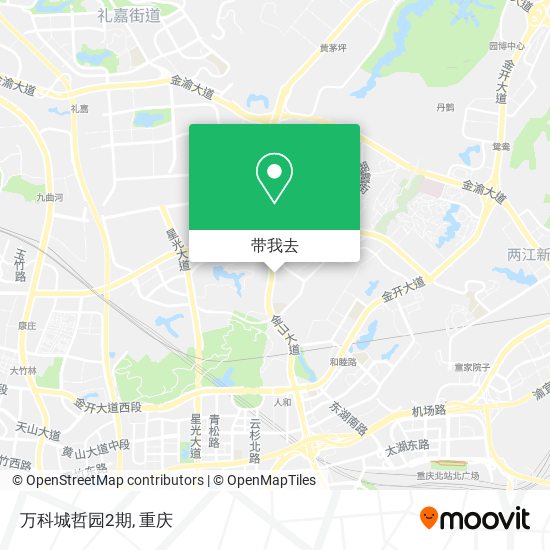 万科城哲园2期地图