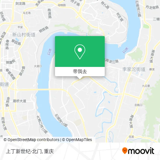 上丁新世纪-北门地图