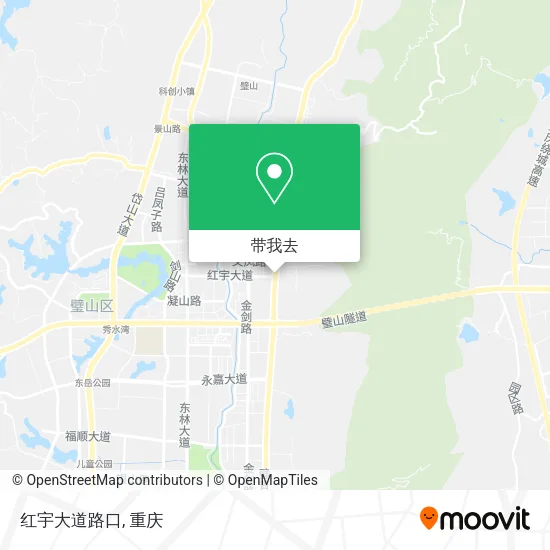 红宇大道路口地图