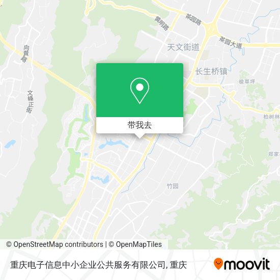重庆电子信息中小企业公共服务有限公司地图