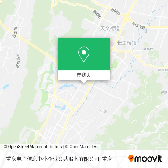 重庆电子信息中小企业公共服务有限公司地图