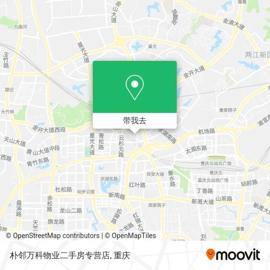 朴邻万科物业二手房专营店地图