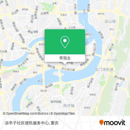 凉亭子社区便民服务中心地图