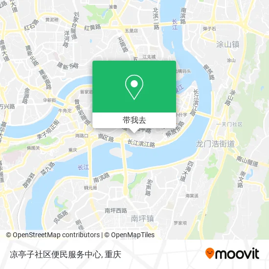 凉亭子社区便民服务中心地图