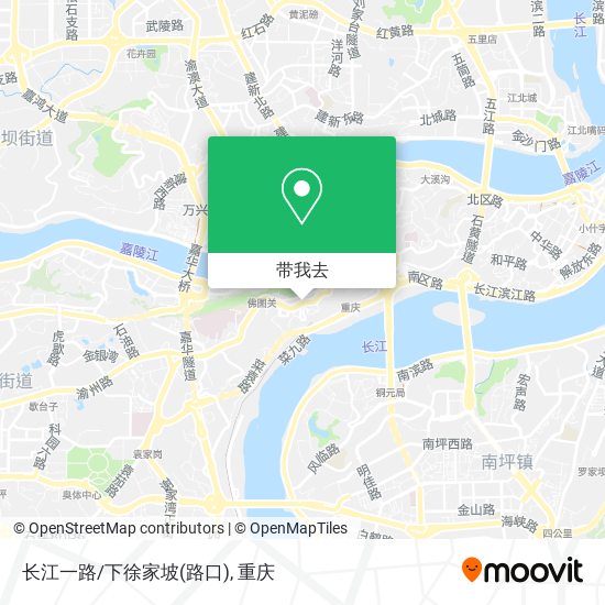 长江一路/下徐家坡(路口)地图