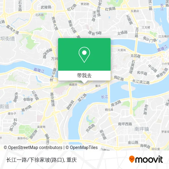长江一路/下徐家坡(路口)地图