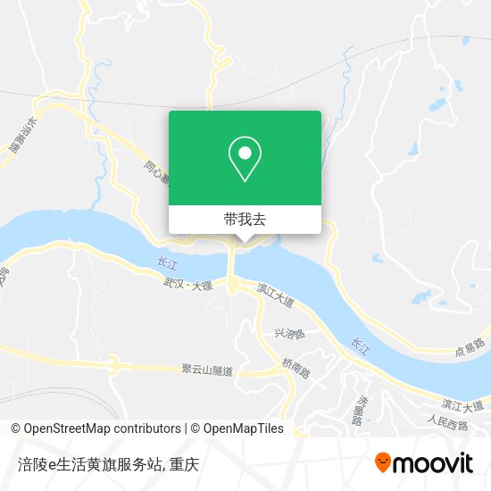 涪陵e生活黄旗服务站地图