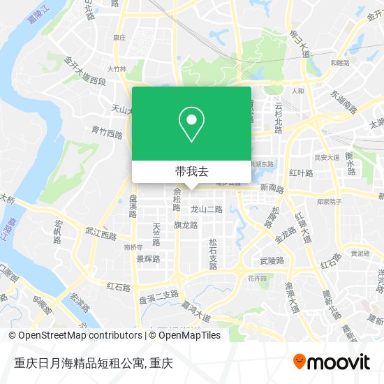 重庆日月海精品短租公寓地图