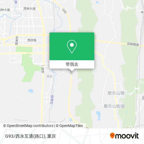 G93/西永互通(路口)地图