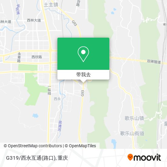 G319/西永互通(路口)地图