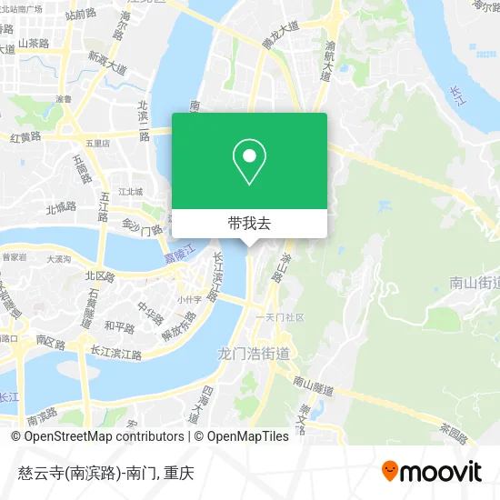 慈云寺(南滨路)-南门地图