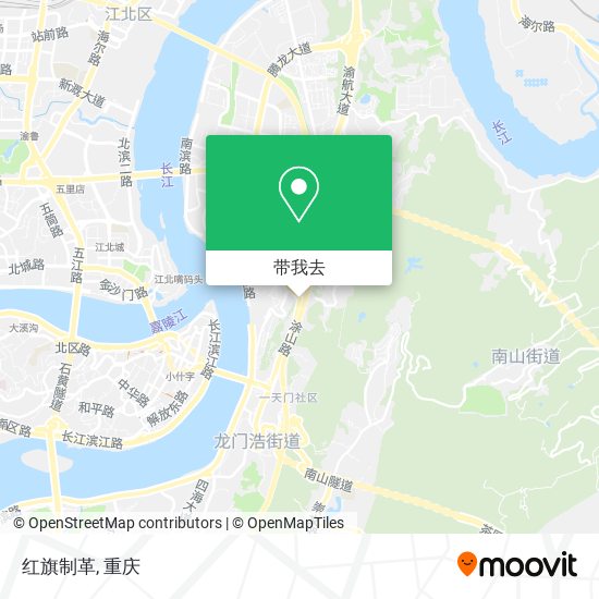 红旗制革地图
