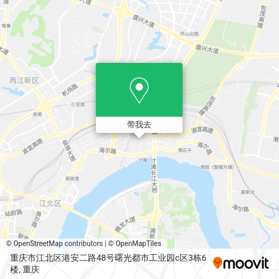 重庆市江北区港安二路48号曙光都市工业园c区3栋6楼地图