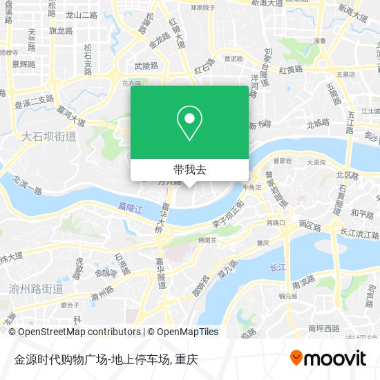金源时代购物广场-地上停车场地图