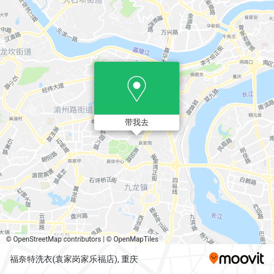 福奈特洗衣(袁家岗家乐福店)地图