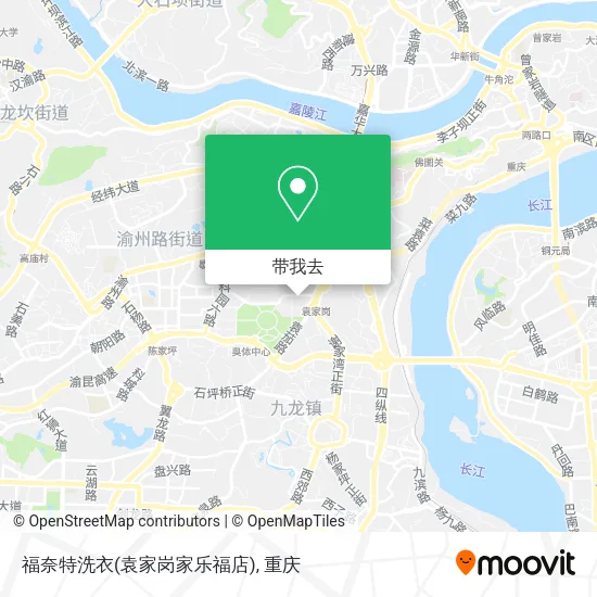 福奈特洗衣(袁家岗家乐福店)地图