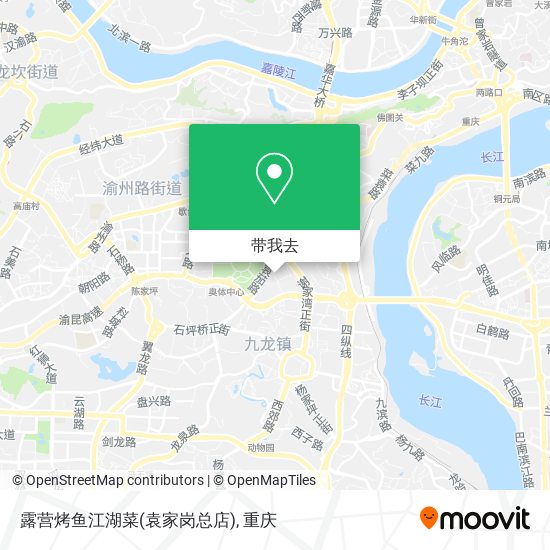 露营烤鱼江湖菜(袁家岗总店)地图