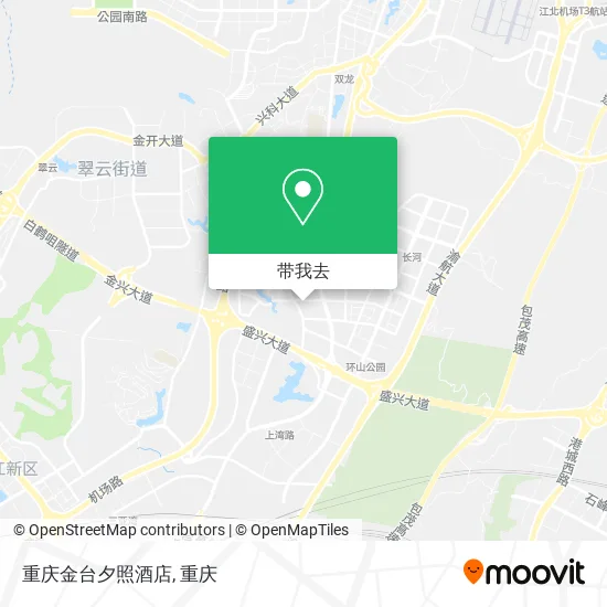 重庆金台夕照酒店地图