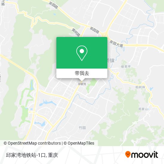 邱家湾地铁站-1口地图
