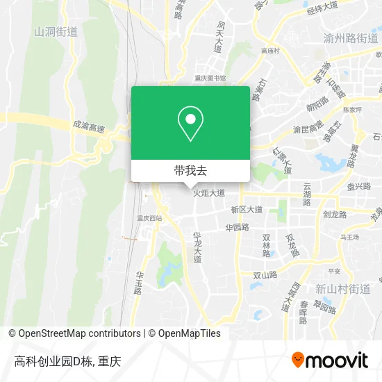 高科创业园D栋地图