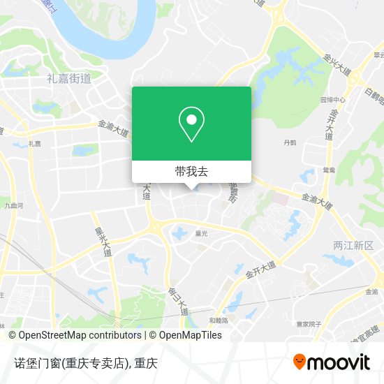诺堡门窗(重庆专卖店)地图