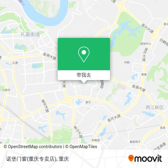 诺堡门窗(重庆专卖店)地图