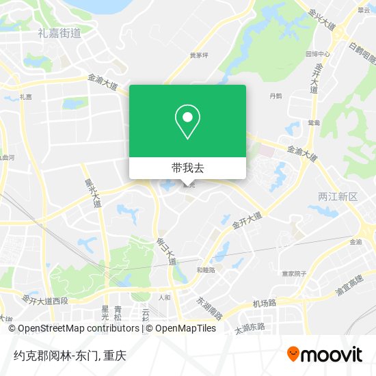 约克郡阅林-东门地图