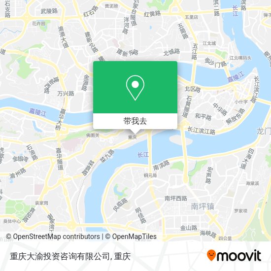 重庆大渝投资咨询有限公司地图