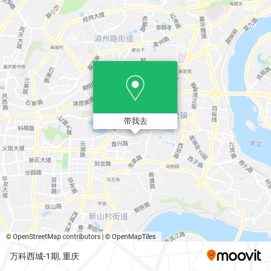 万科西城-1期地图