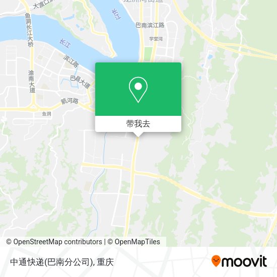 中通快递(巴南分公司)地图