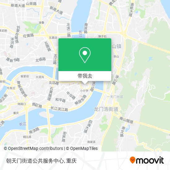 朝天门街道公共服务中心地图