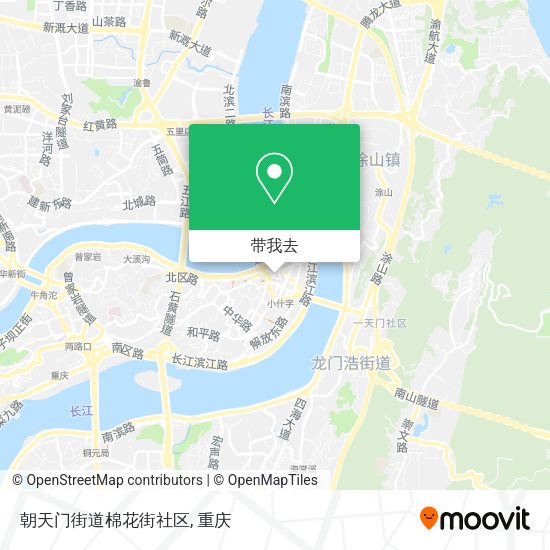 朝天门街道棉花街社区地图